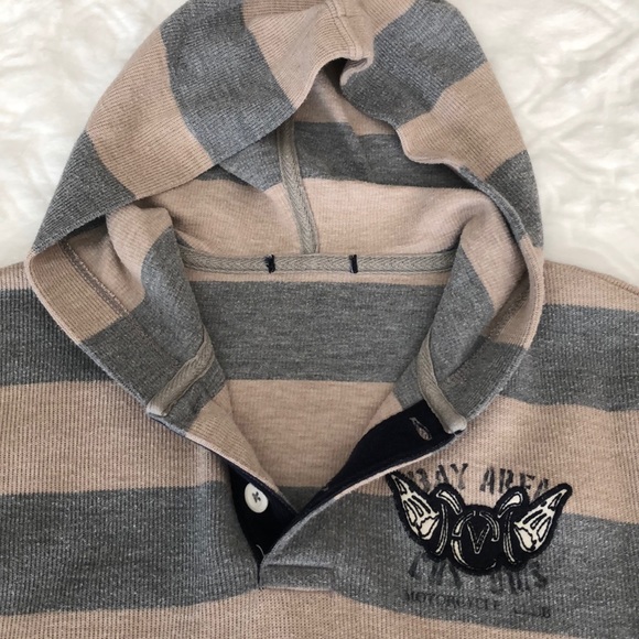 “Bay Area Customs” button front hoodie - Picture 4 of 5